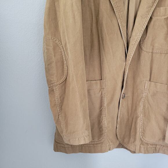 Duluth Trading Jacket Mens M Corduroy Chore Blazer Hunting Elbow Patch Heritage - Picture 2 of 10